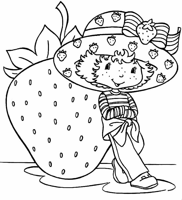 Kleine Erdbeere Ausmalbilder 087