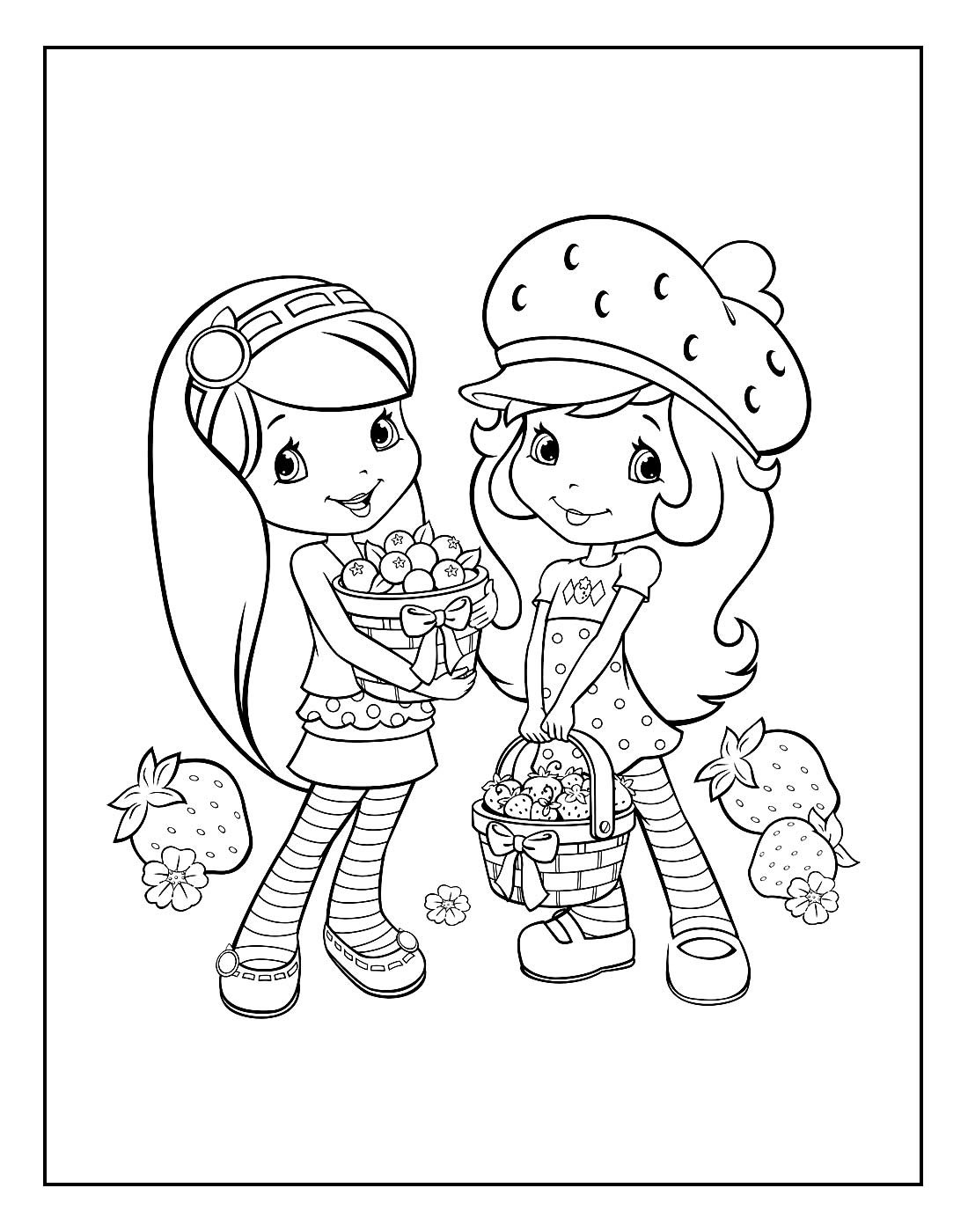 Kleine Erdbeere Ausmalbilder 332