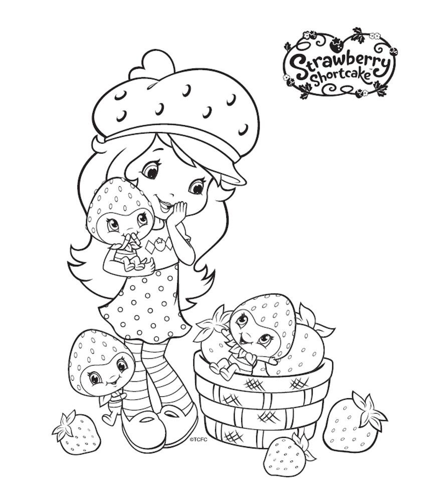 Kleine Erdbeere Ausmalbilder 815