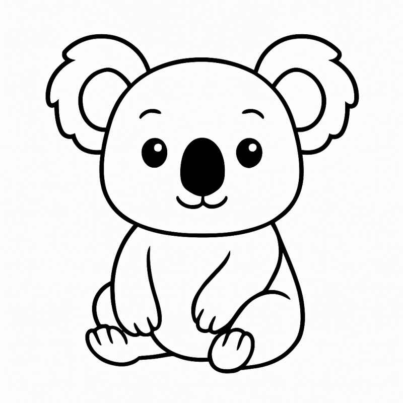 Koala Ausmalbilder 018