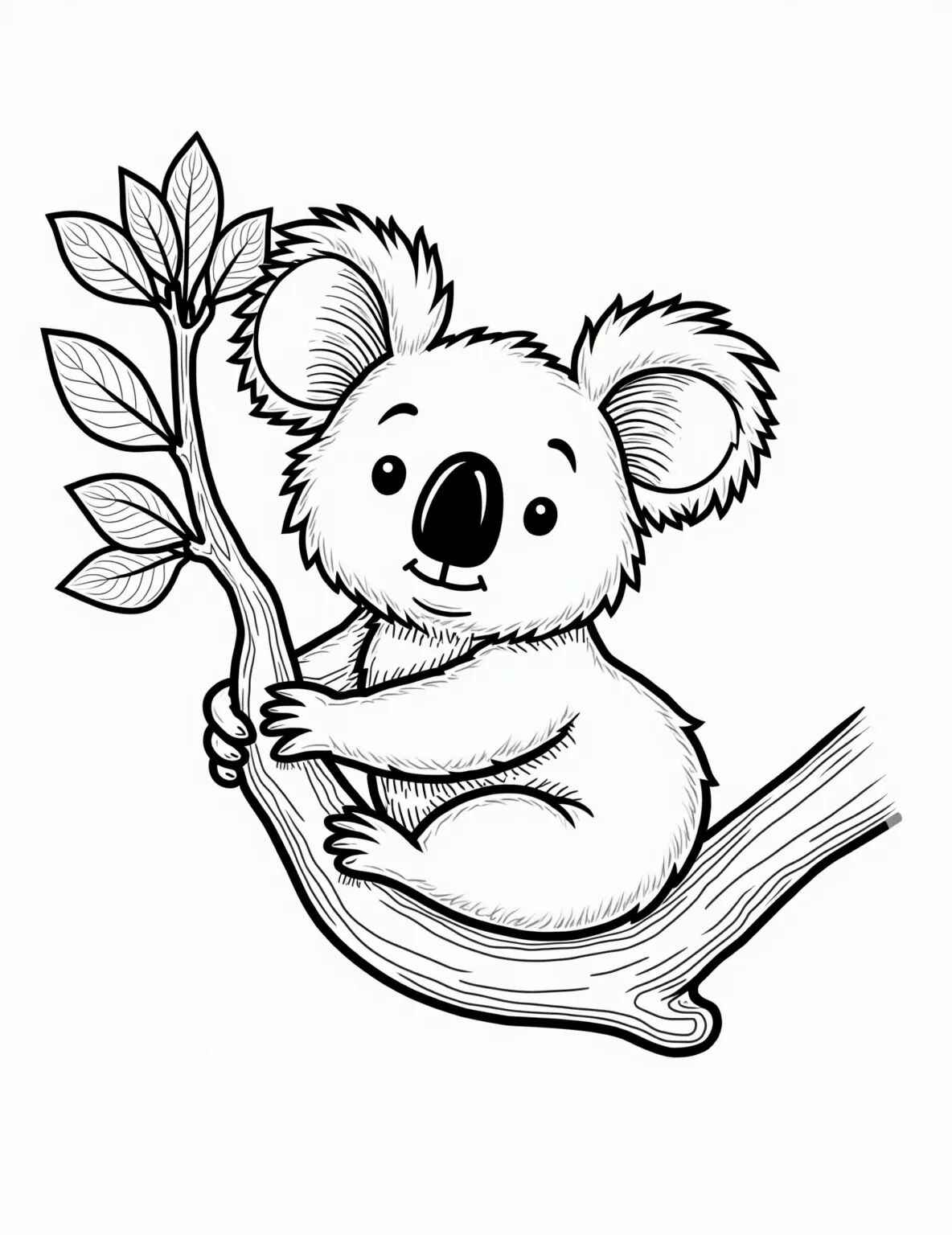 Koala Ausmalbilder 052