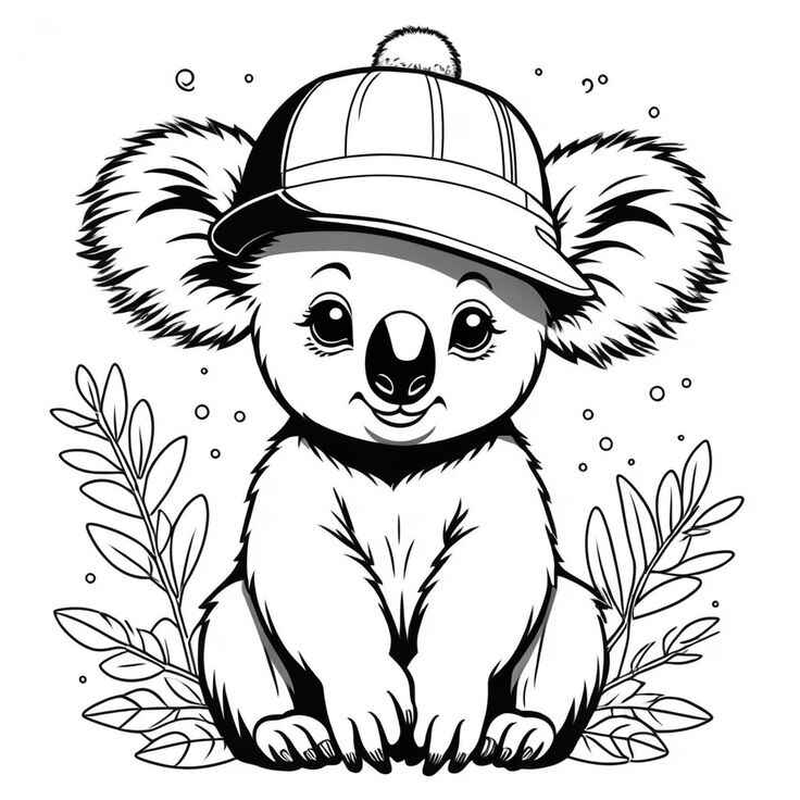 Koala Ausmalbilder 060