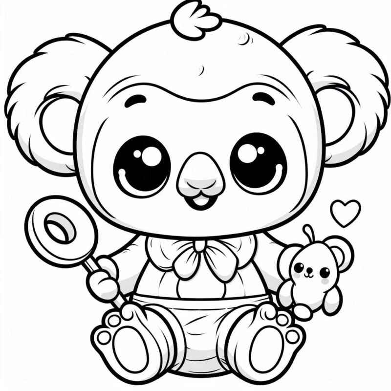Koala Ausmalbilder 104