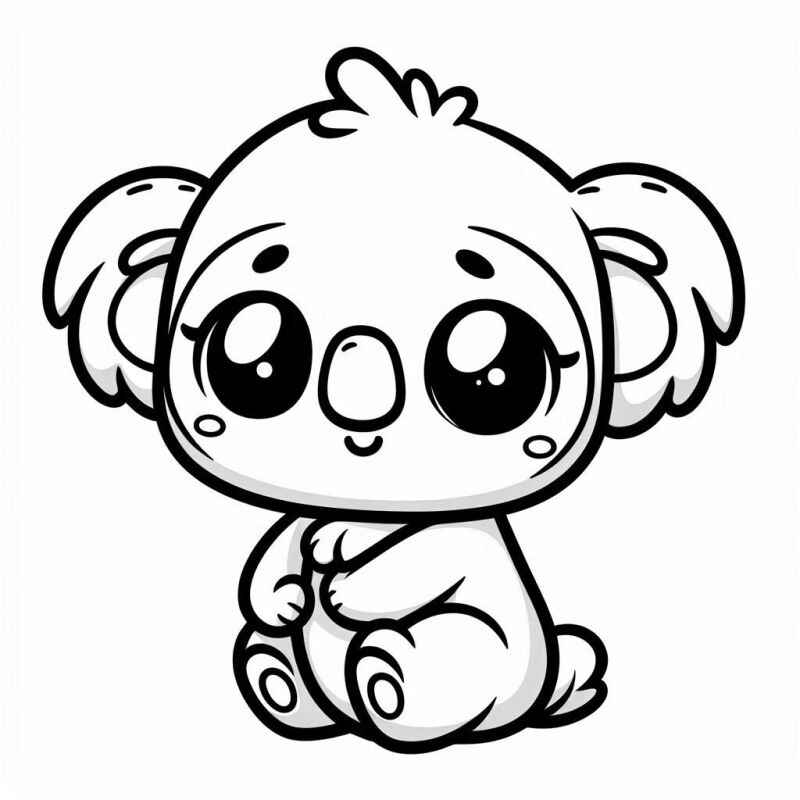 Koala Ausmalbilder 107