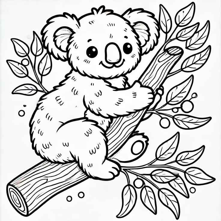 Koala Ausmalbilder 156