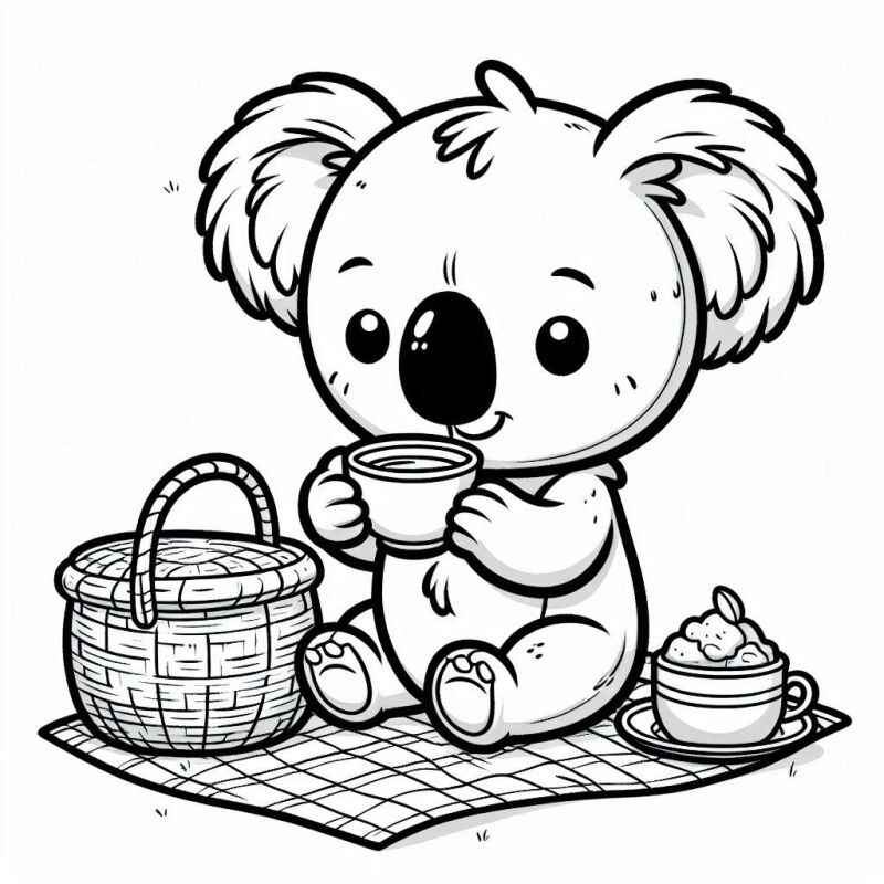 Koala Ausmalbilder 159