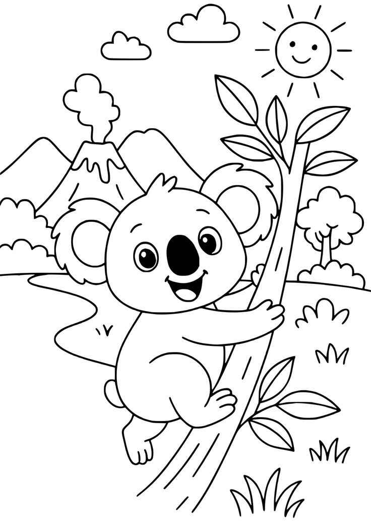 Koala Ausmalbilder 368