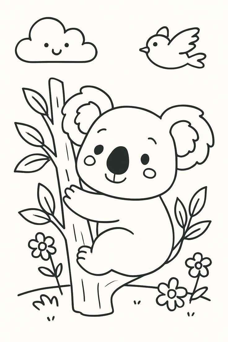 Koala Ausmalbilder 532