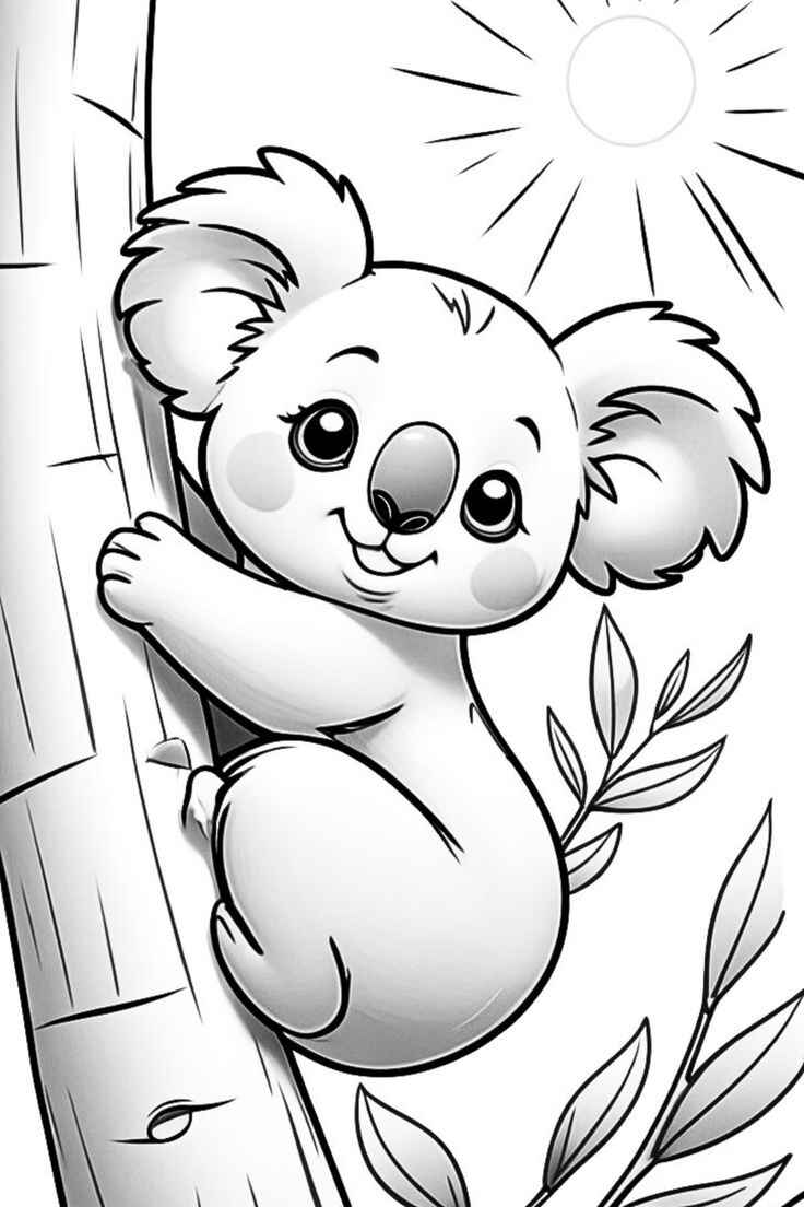 Koala Ausmalbilder 557