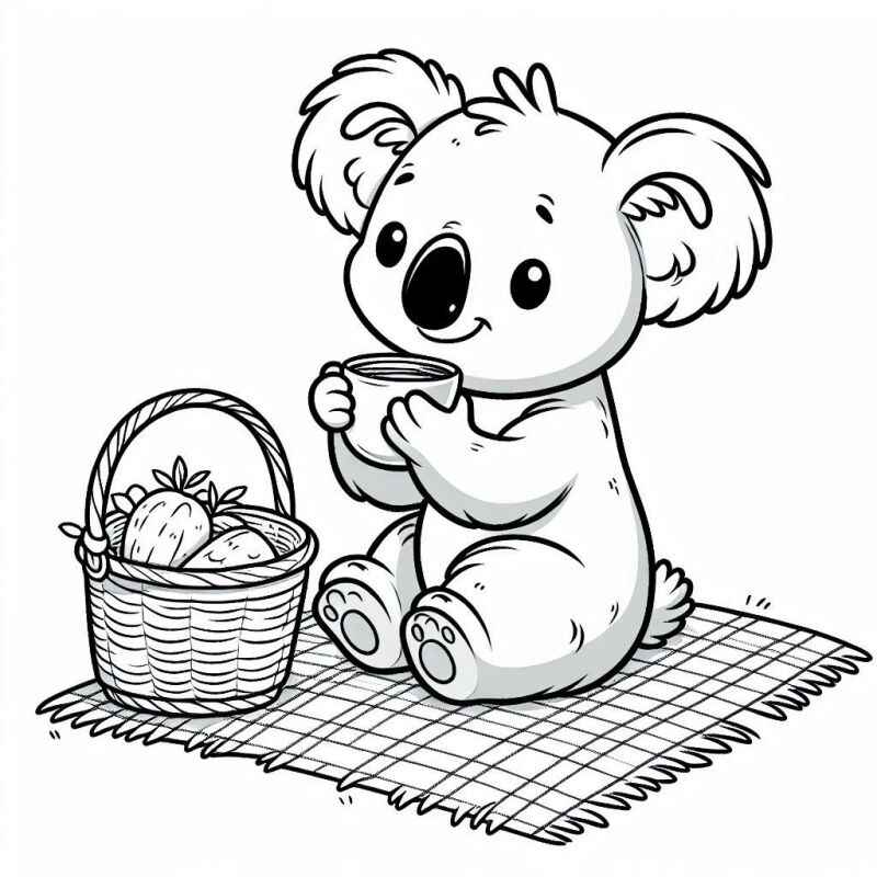 Koala Ausmalbilder 603