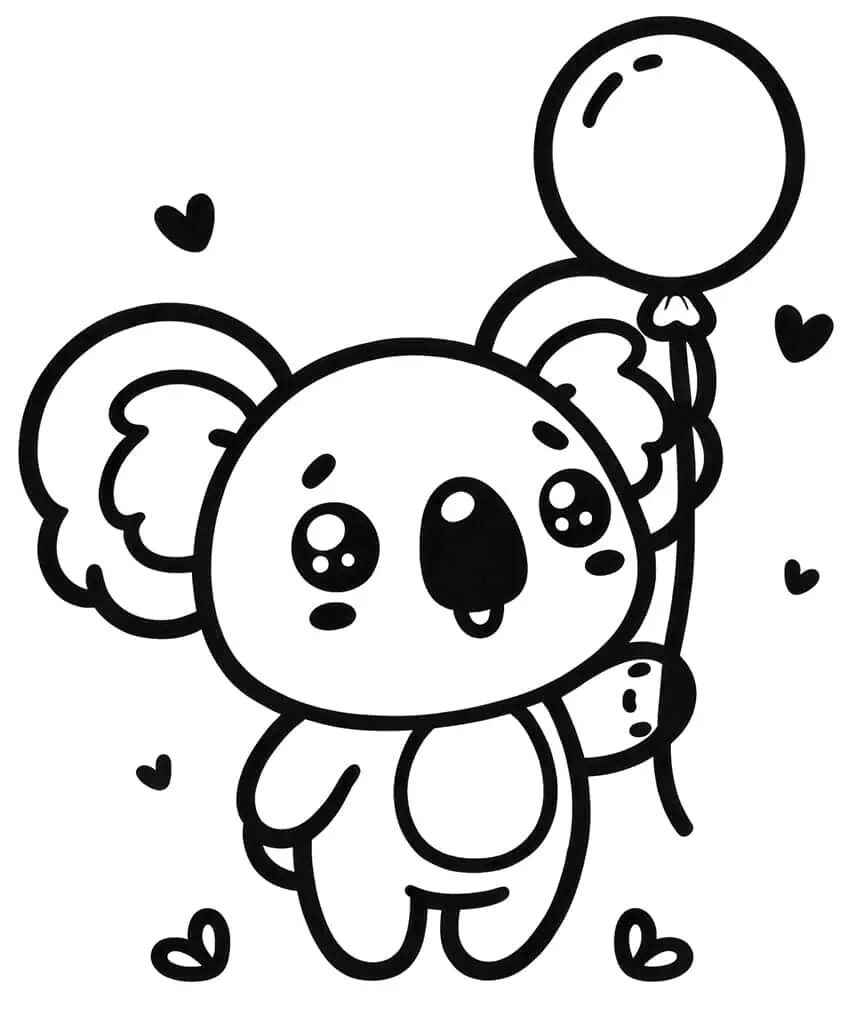 Koala Ausmalbilder 646