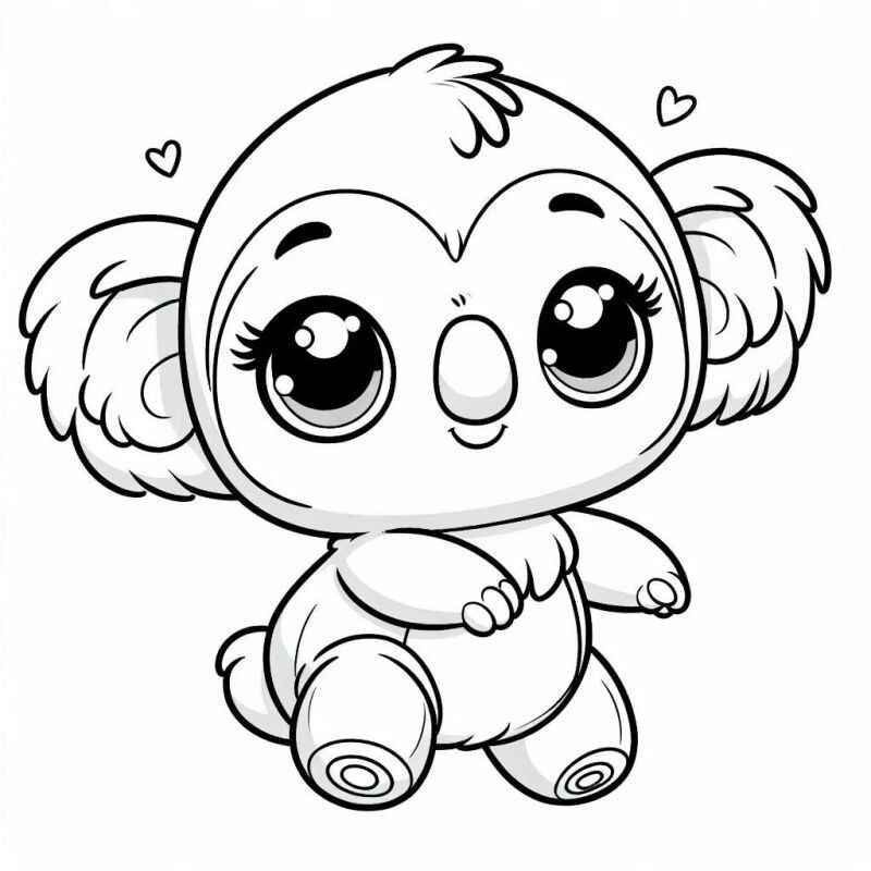 Koala Ausmalbilder 653