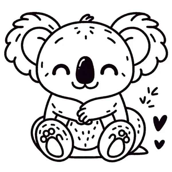 Koala Ausmalbilder 654