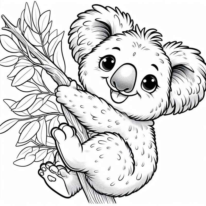 Koala Ausmalbilder 742