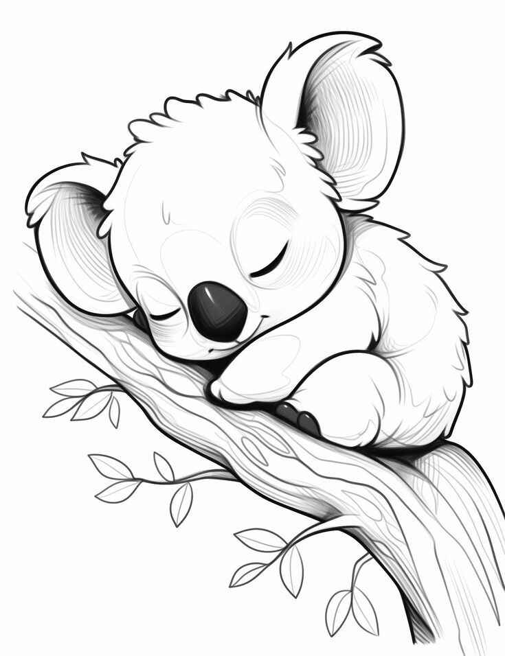 Koala Ausmalbilder 756