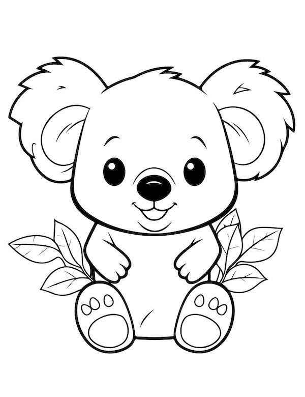 Koala Ausmalbilder 781