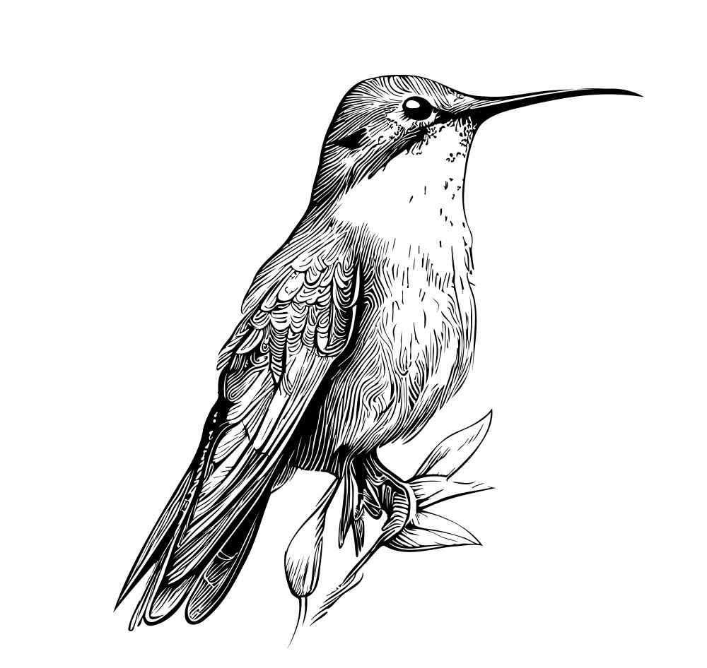 Kolibri Ausmalbilder 301