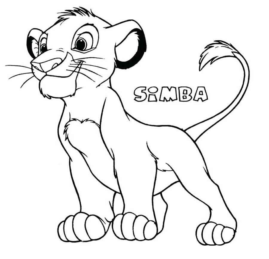 König der Löwen Ausmalbilder 018