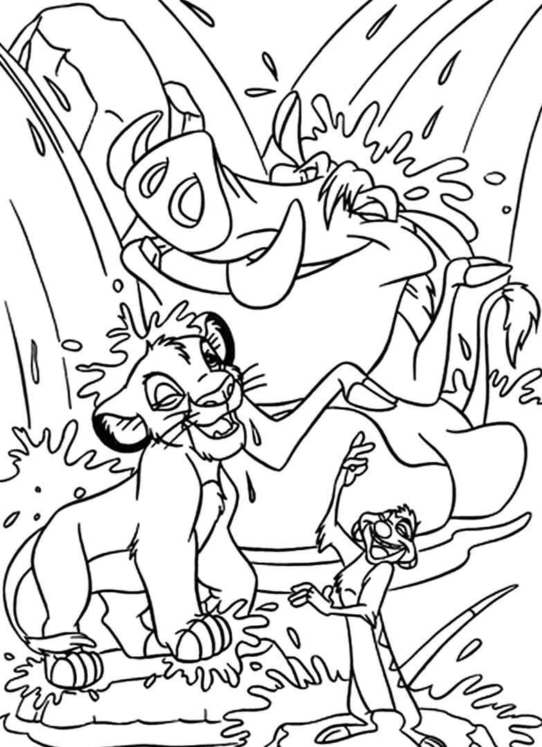 König der Löwen Ausmalbilder 030
