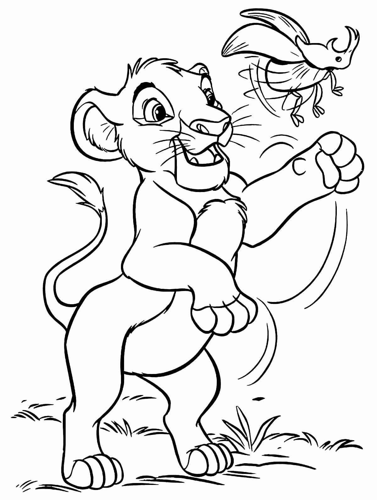 König der Löwen Ausmalbilder 075