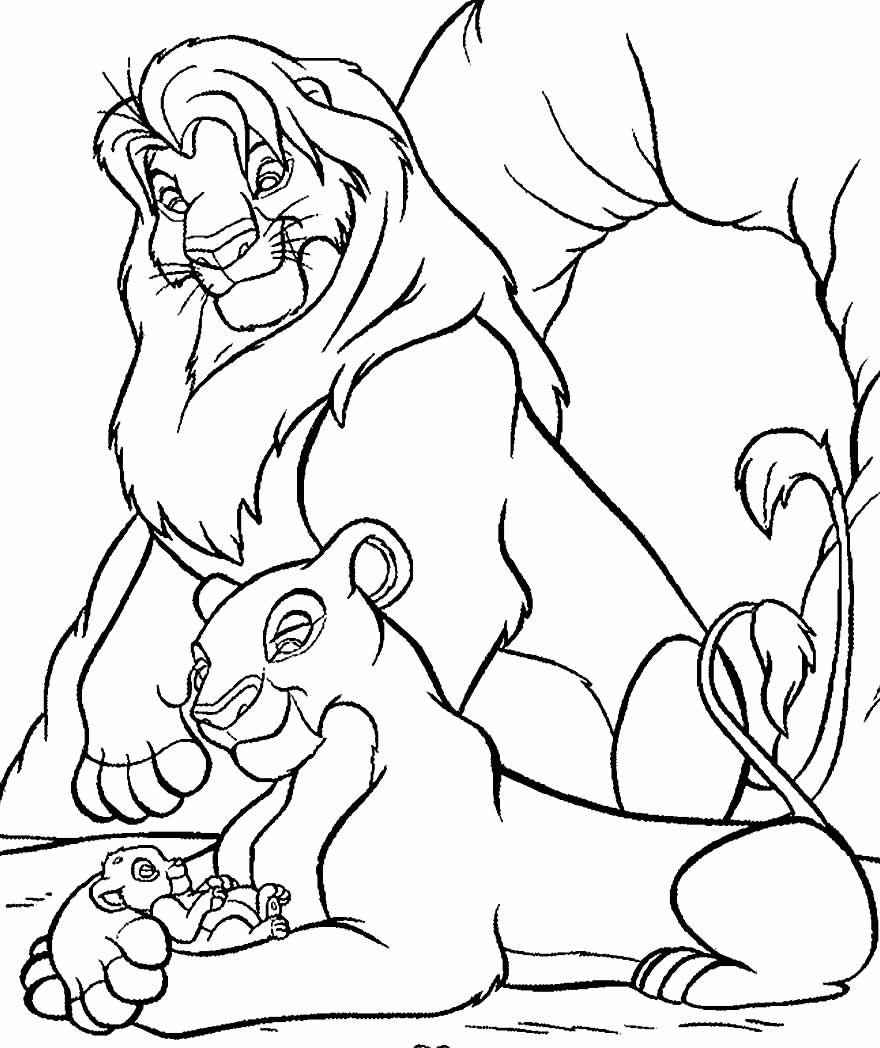 König der Löwen Ausmalbilder 258
