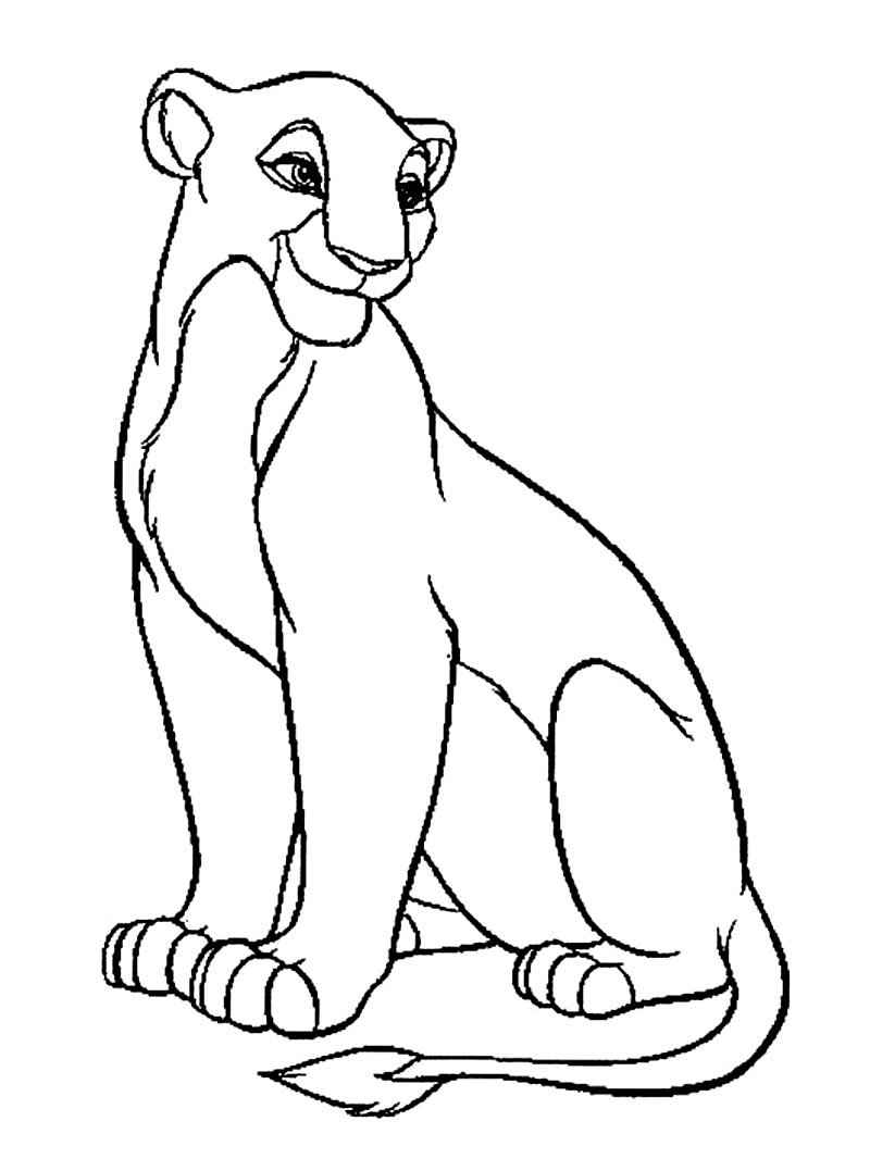 König der Löwen Ausmalbilder 300