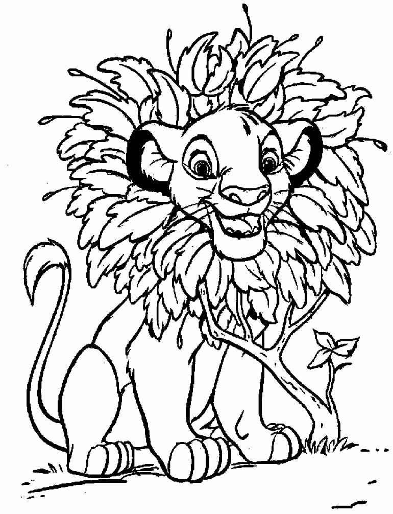 König der Löwen Ausmalbilder 330