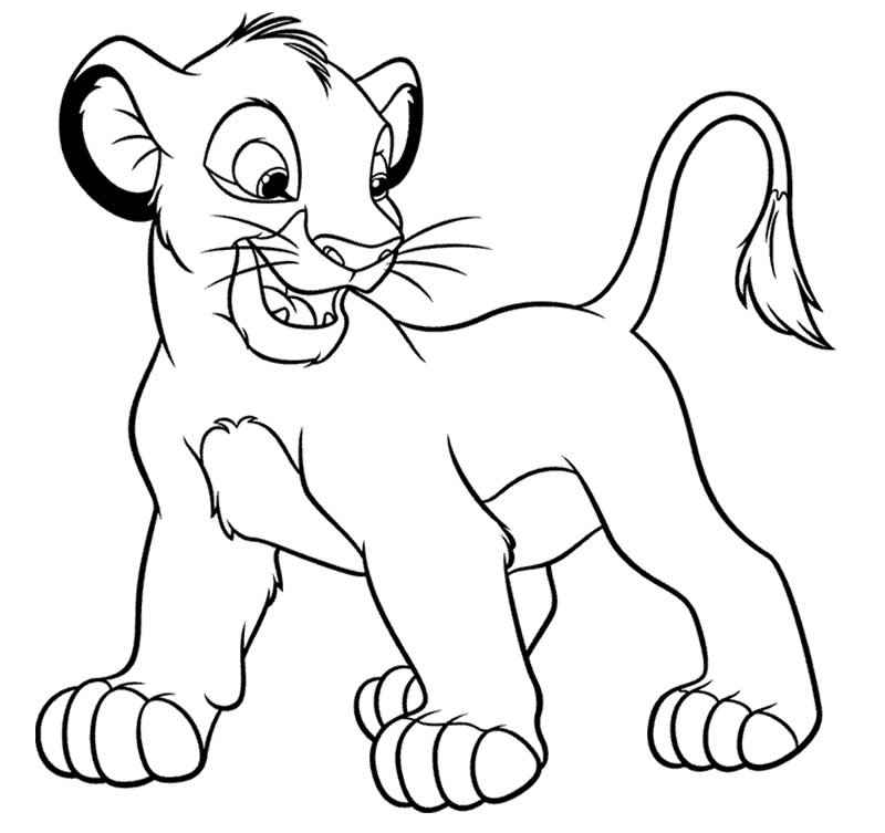 König der Löwen Ausmalbilder 568