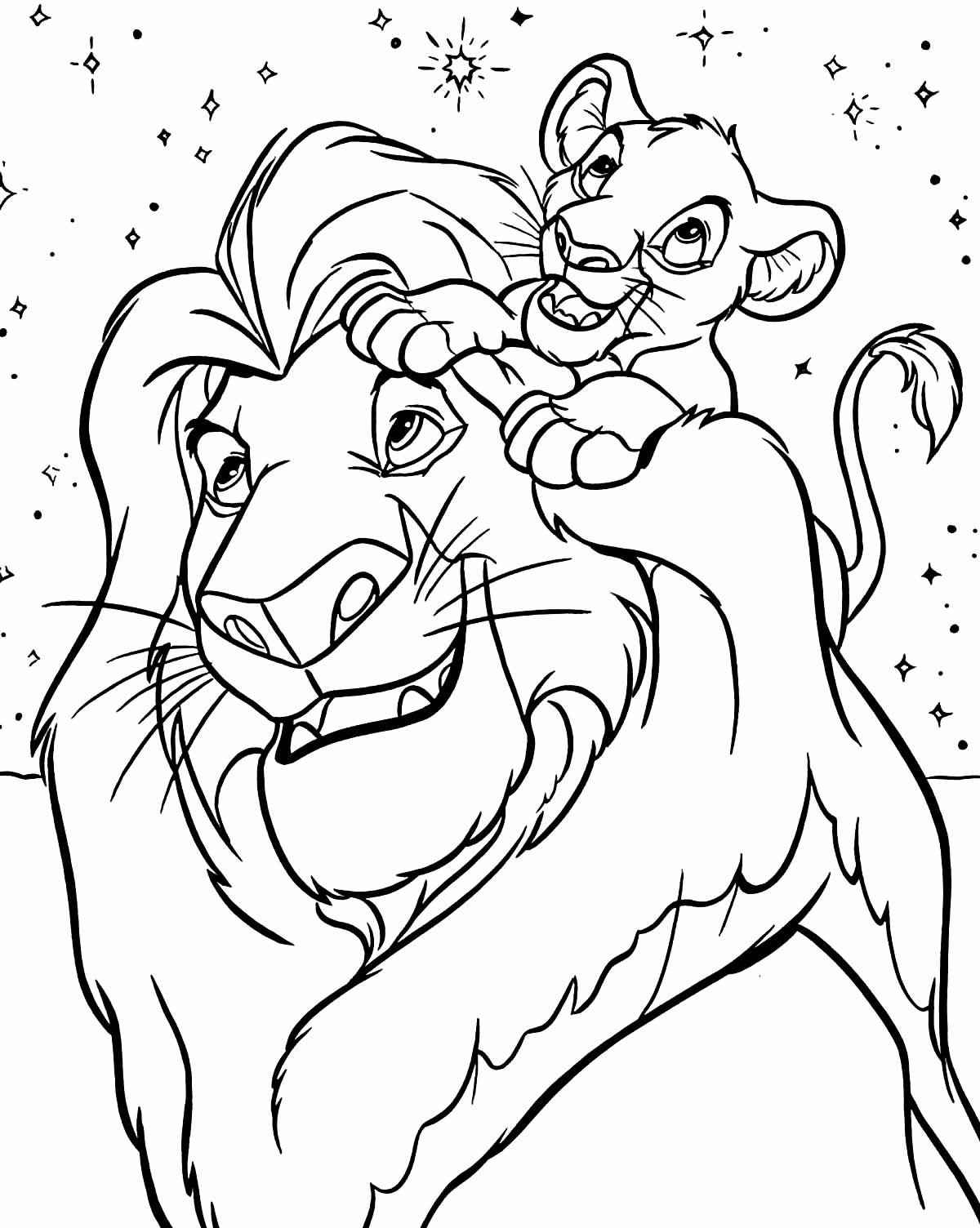 König der Löwen Ausmalbilder 610