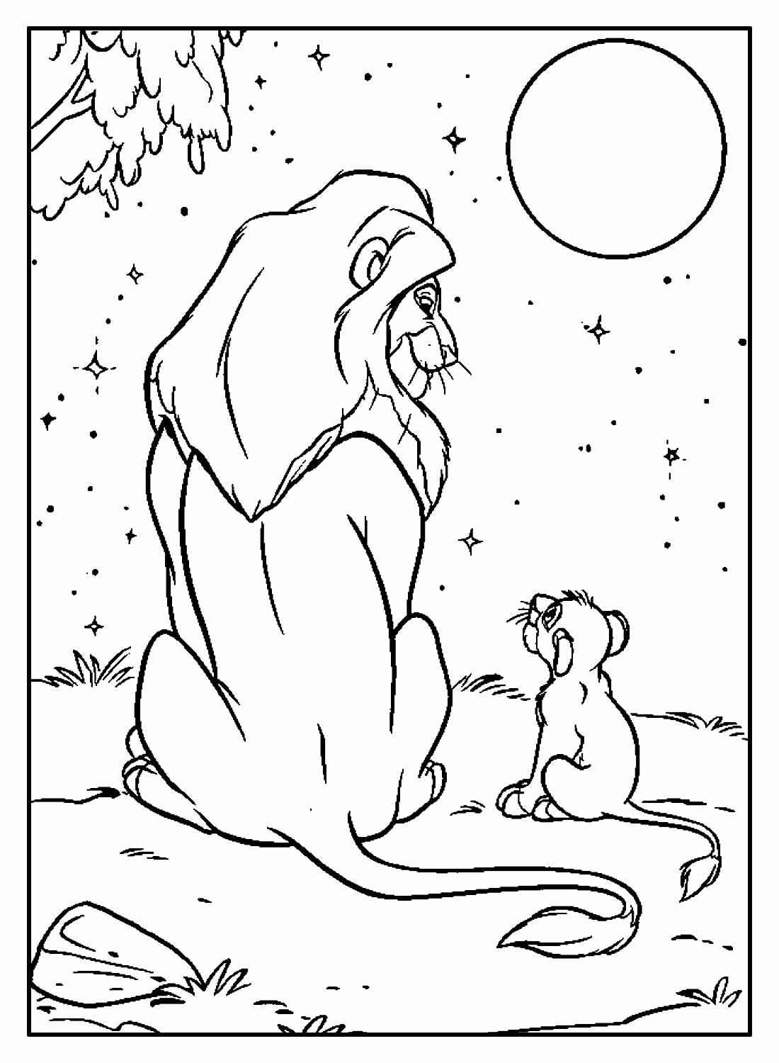 König der Löwen Ausmalbilder 811