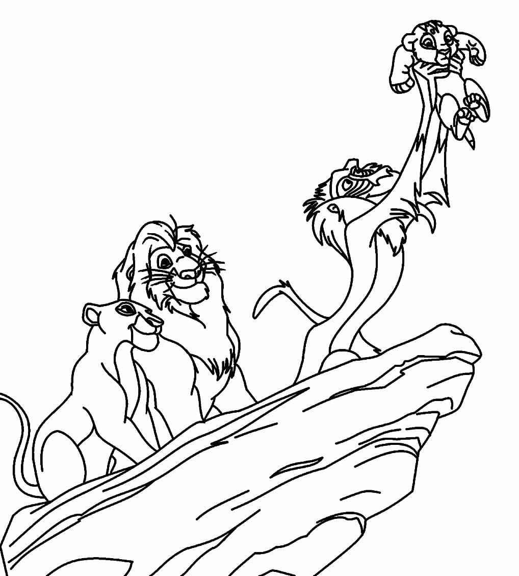 König der Löwen Ausmalbilder 857