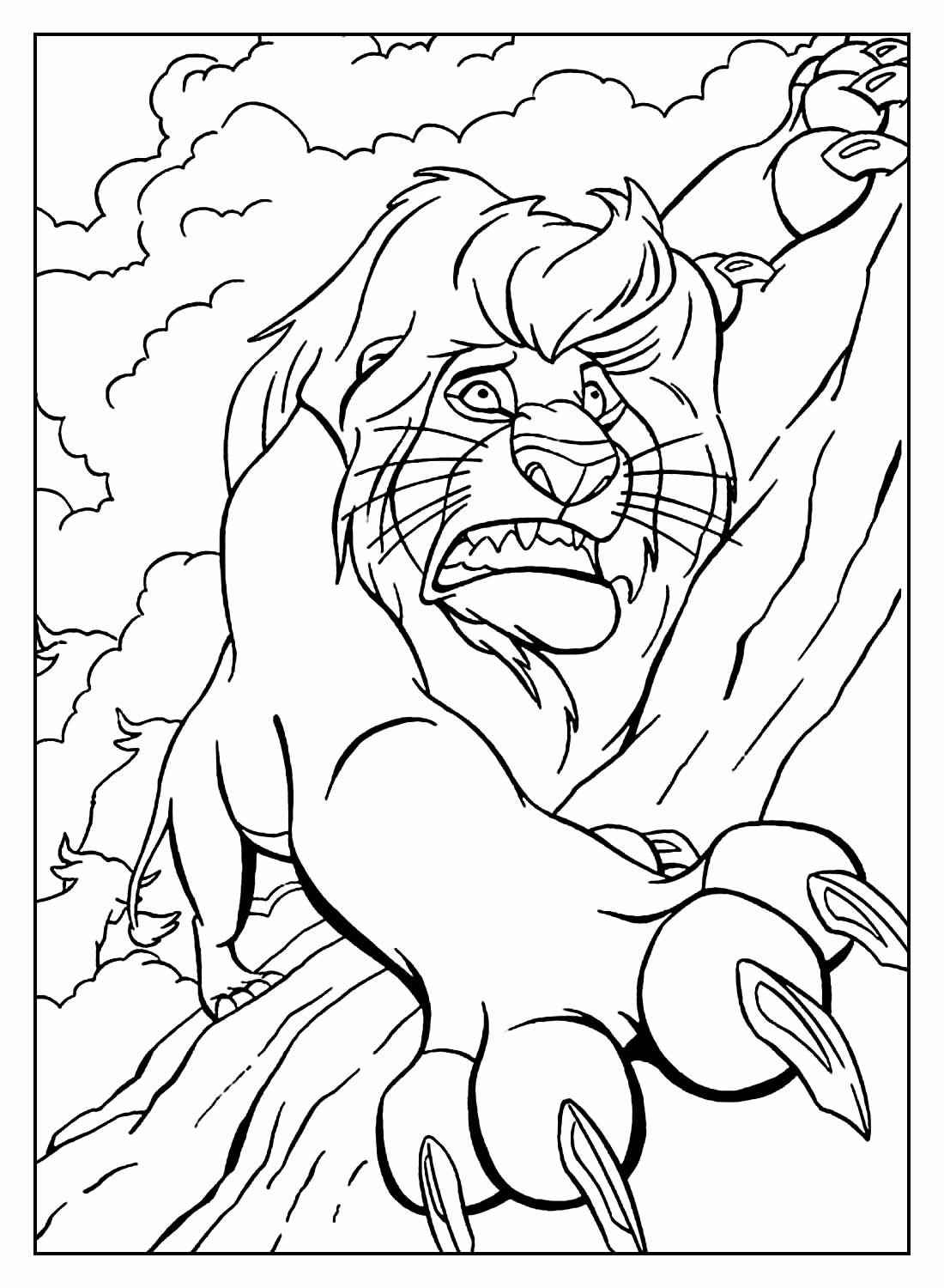 König der Löwen Ausmalbilder 939