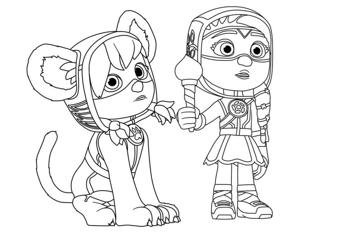 Kontrolleure im Einsatz Ausmalbilder 210