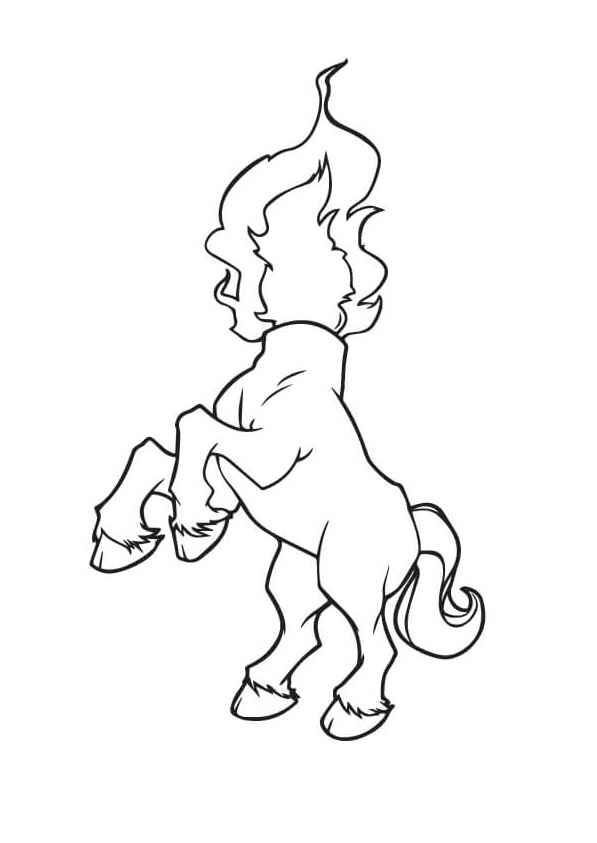 Kopfloses Maultier Ausmalbilder 148