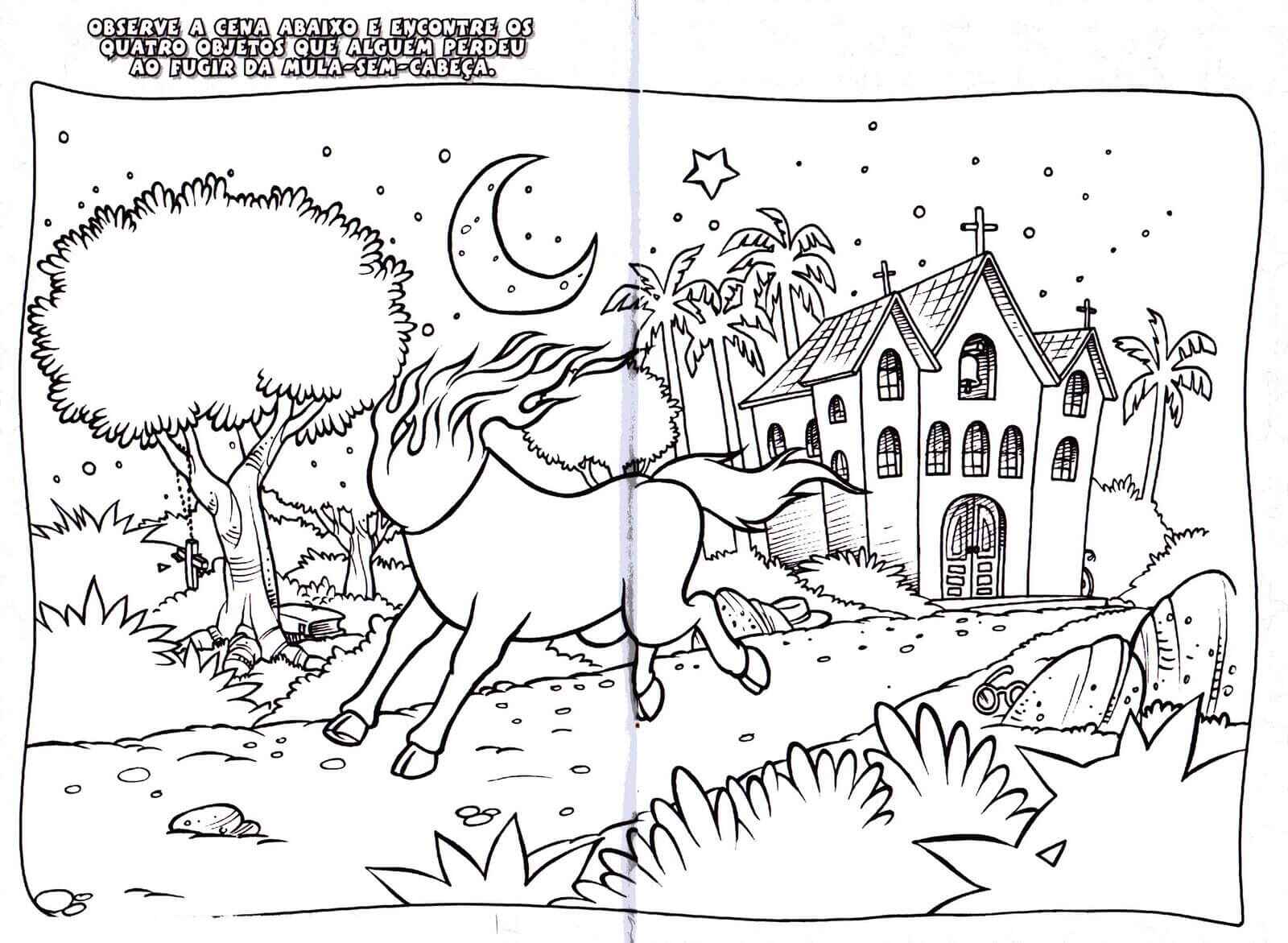 Kopfloses Maultier Ausmalbilder 206