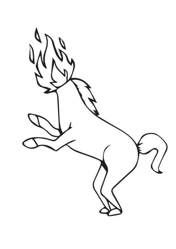 Kopfloses Maultier Ausmalbilder 933