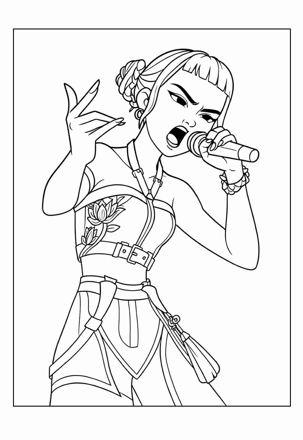 Kpop Krieger Ausmalbilder 000