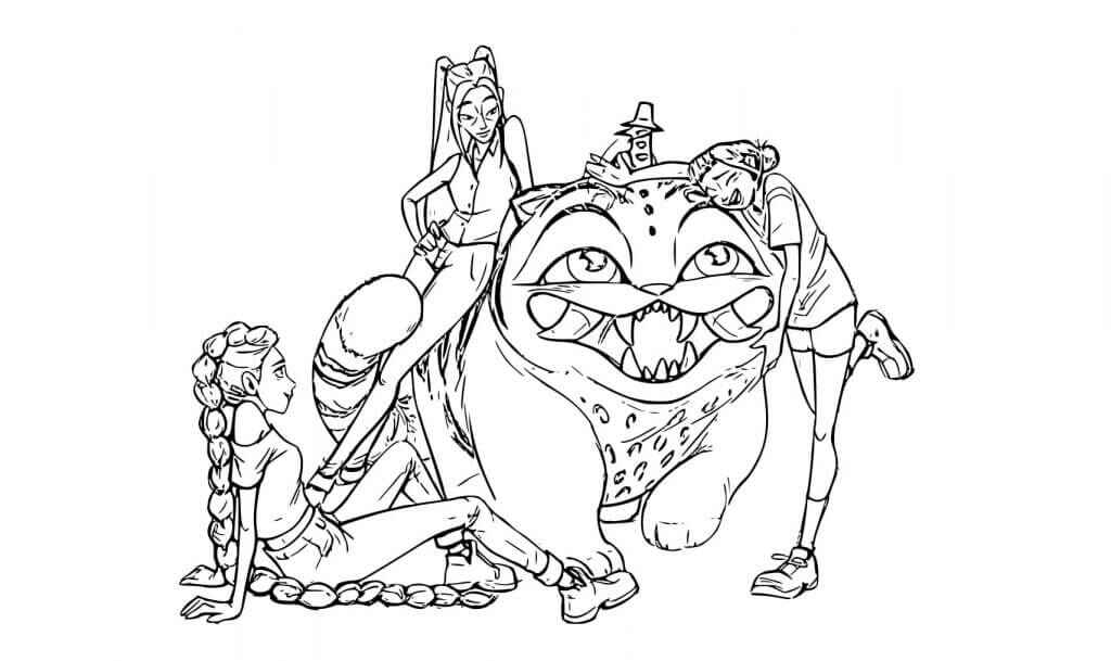 Kpop Krieger Ausmalbilder 005