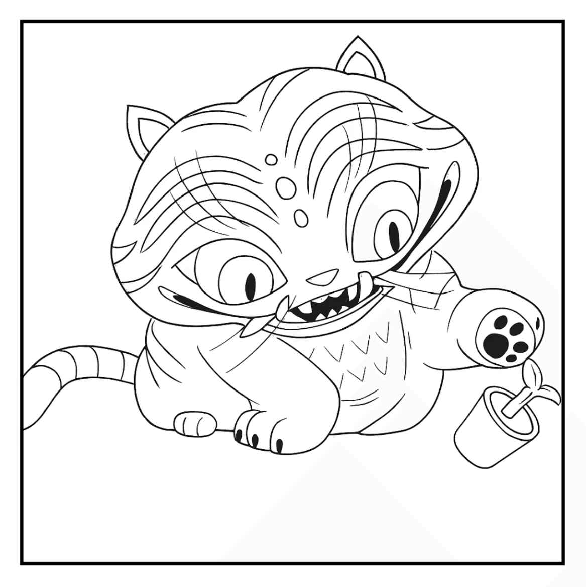 Kpop Krieger Ausmalbilder 010