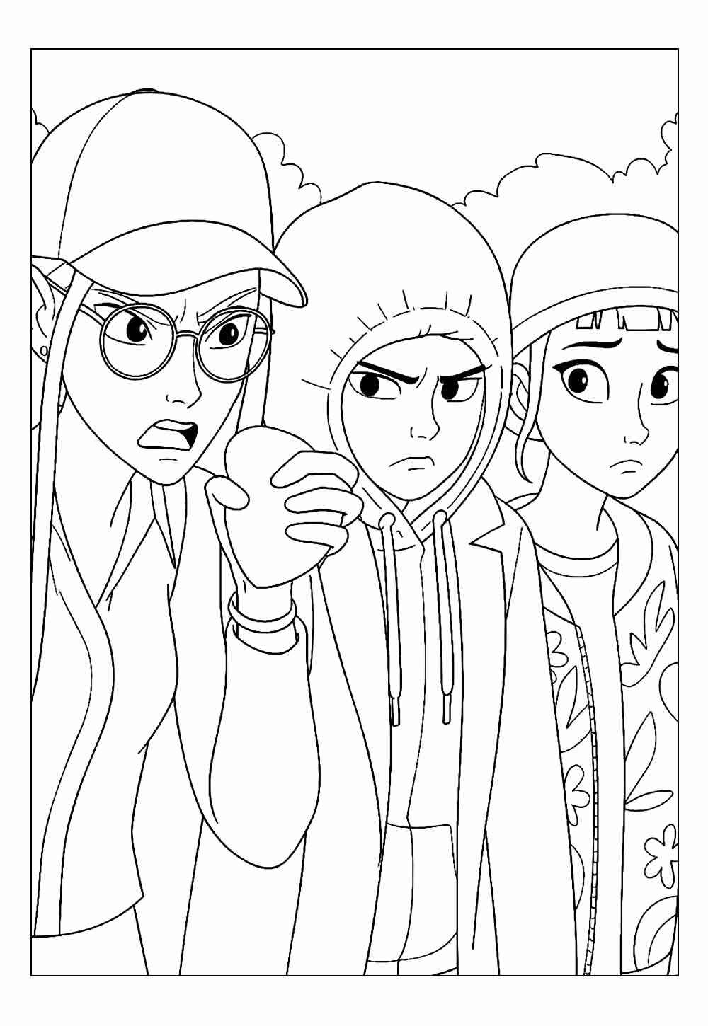 Kpop Krieger Ausmalbilder 094