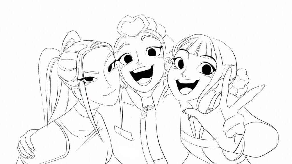 Kpop Krieger Ausmalbilder 143