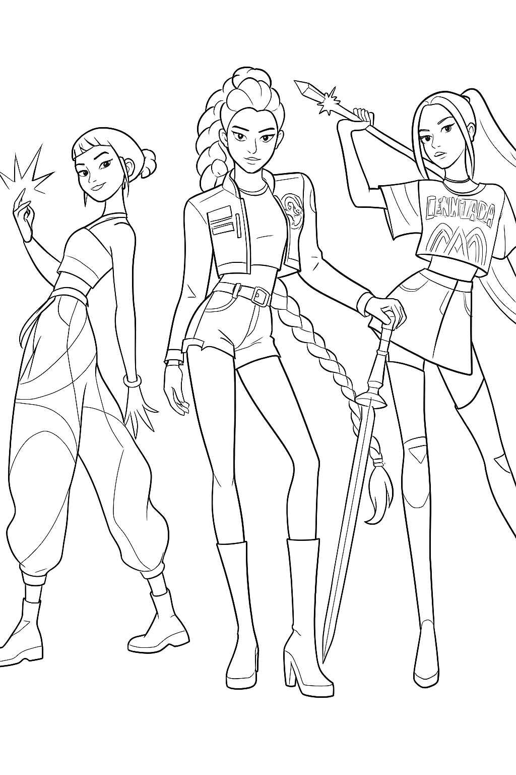 Kpop Krieger Ausmalbilder 154