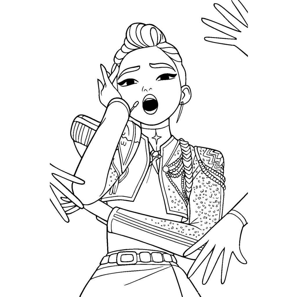 Kpop Krieger Ausmalbilder 278