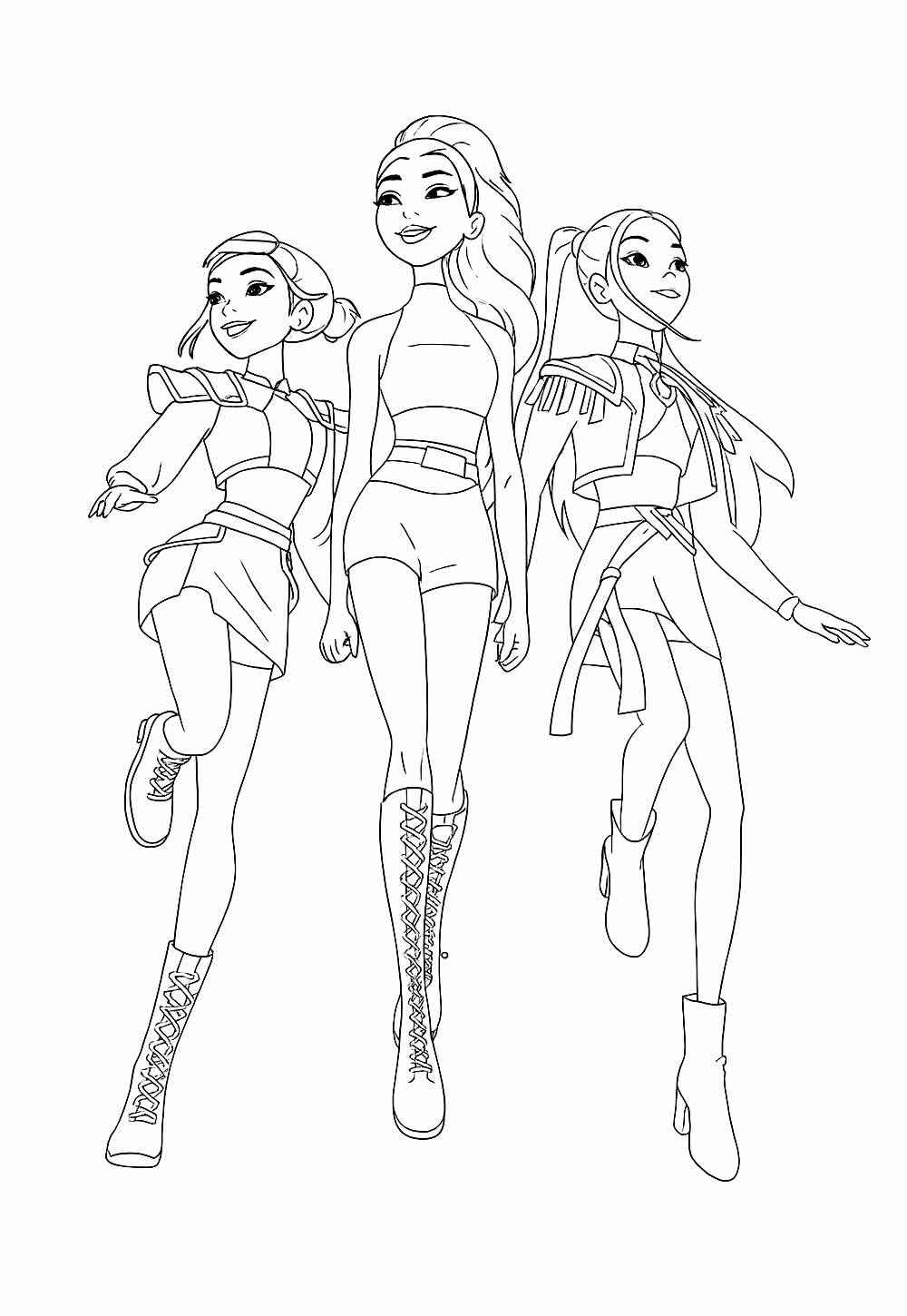 Kpop Krieger Ausmalbilder 294