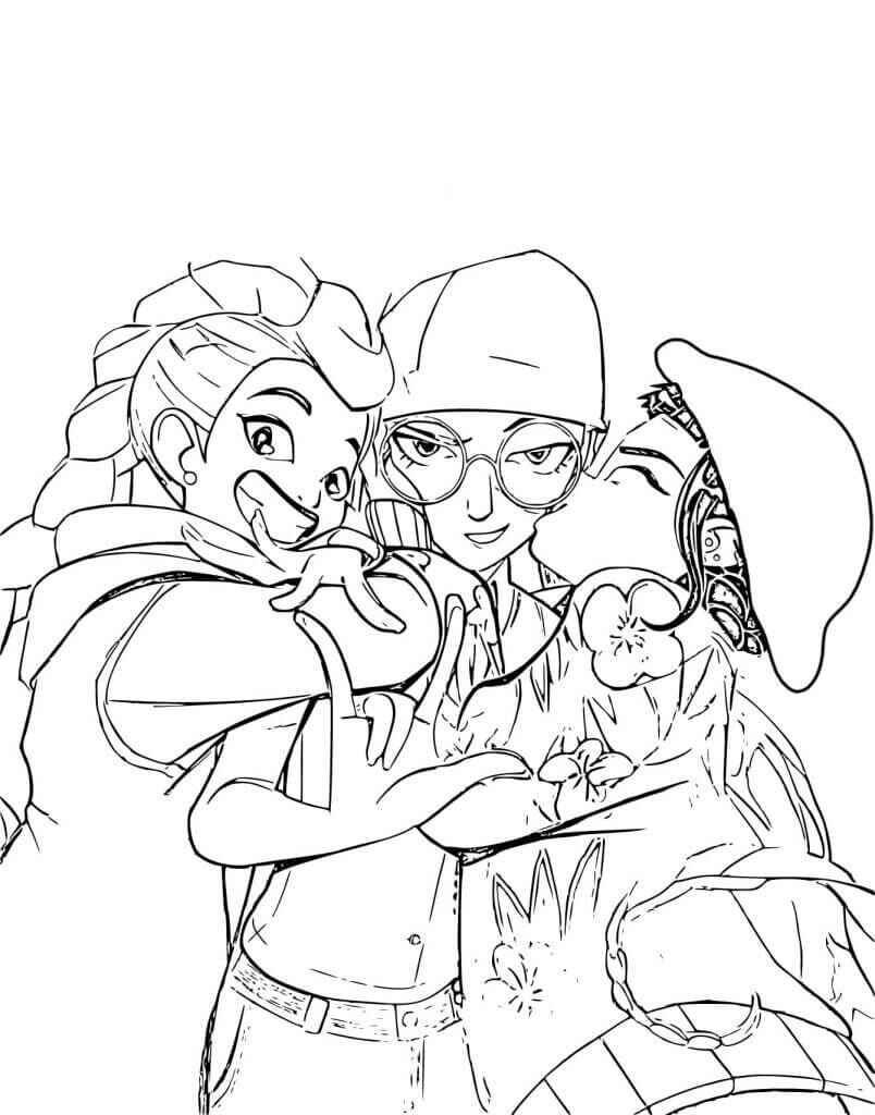 Kpop Krieger Ausmalbilder 350