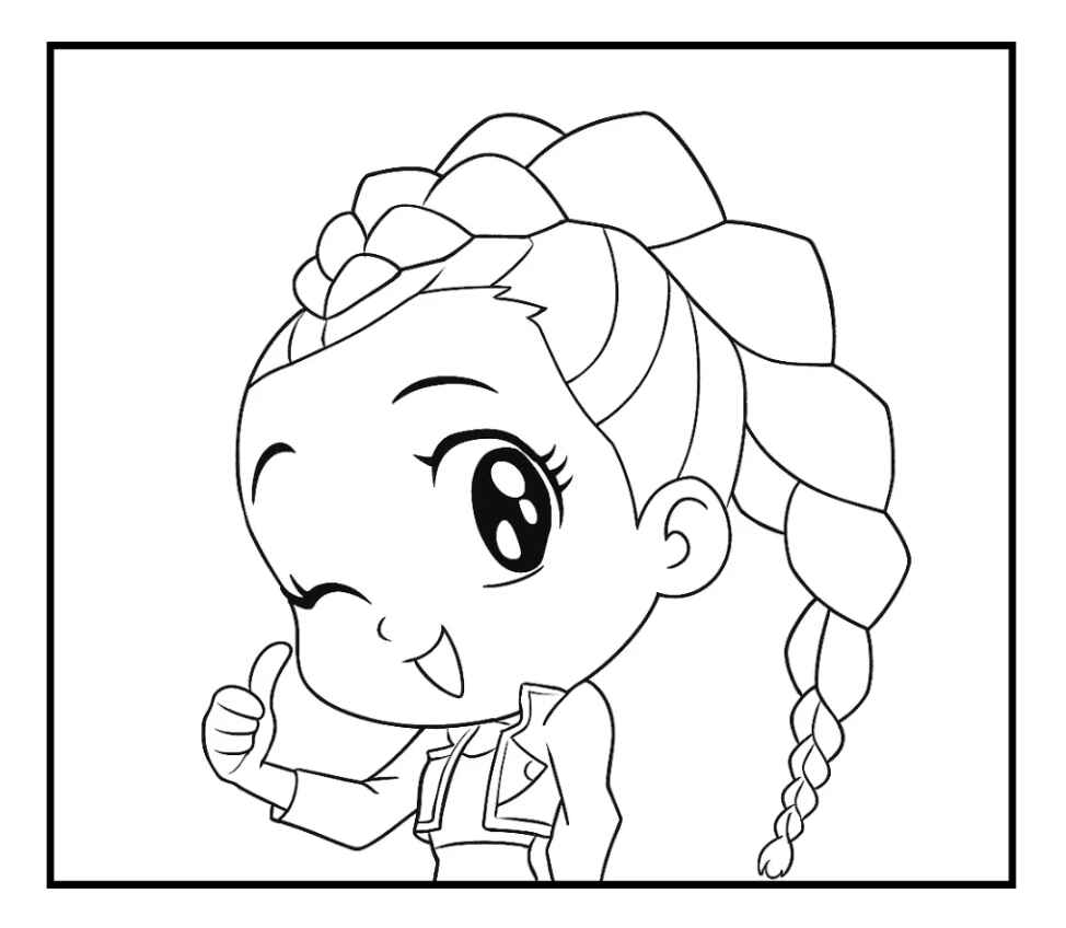 Kpop Krieger Ausmalbilder 489