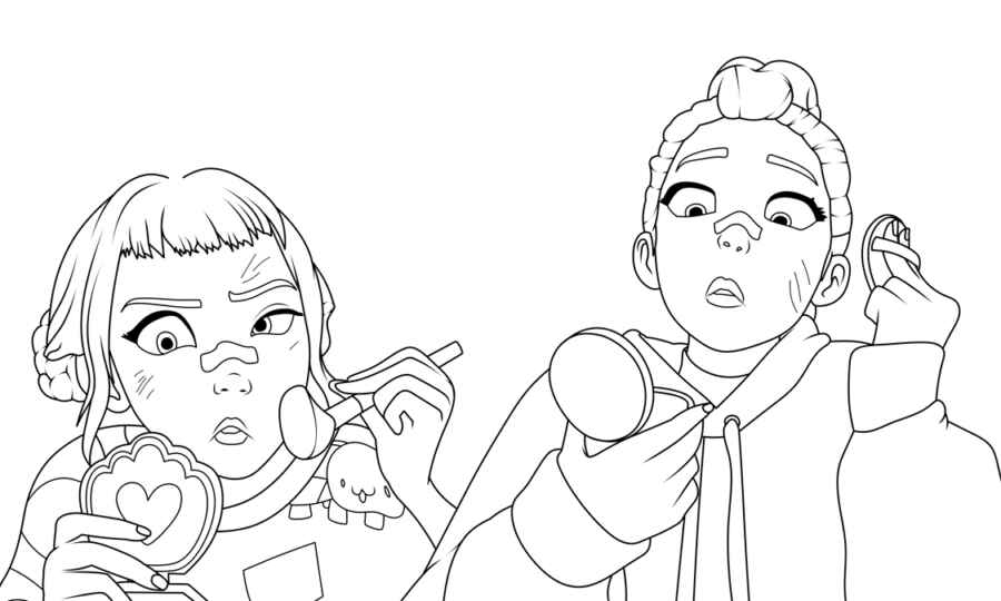 Kpop Krieger Ausmalbilder 504