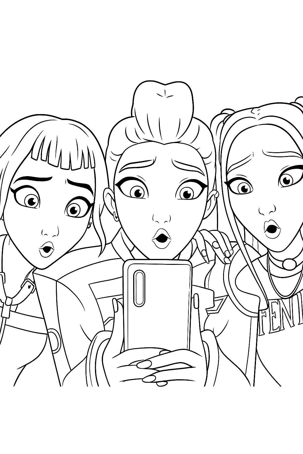 Kpop Krieger Ausmalbilder 550