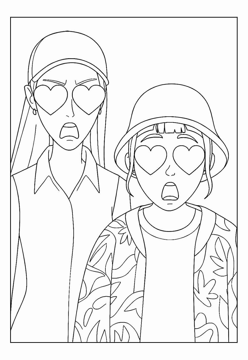 Kpop Krieger Ausmalbilder 590