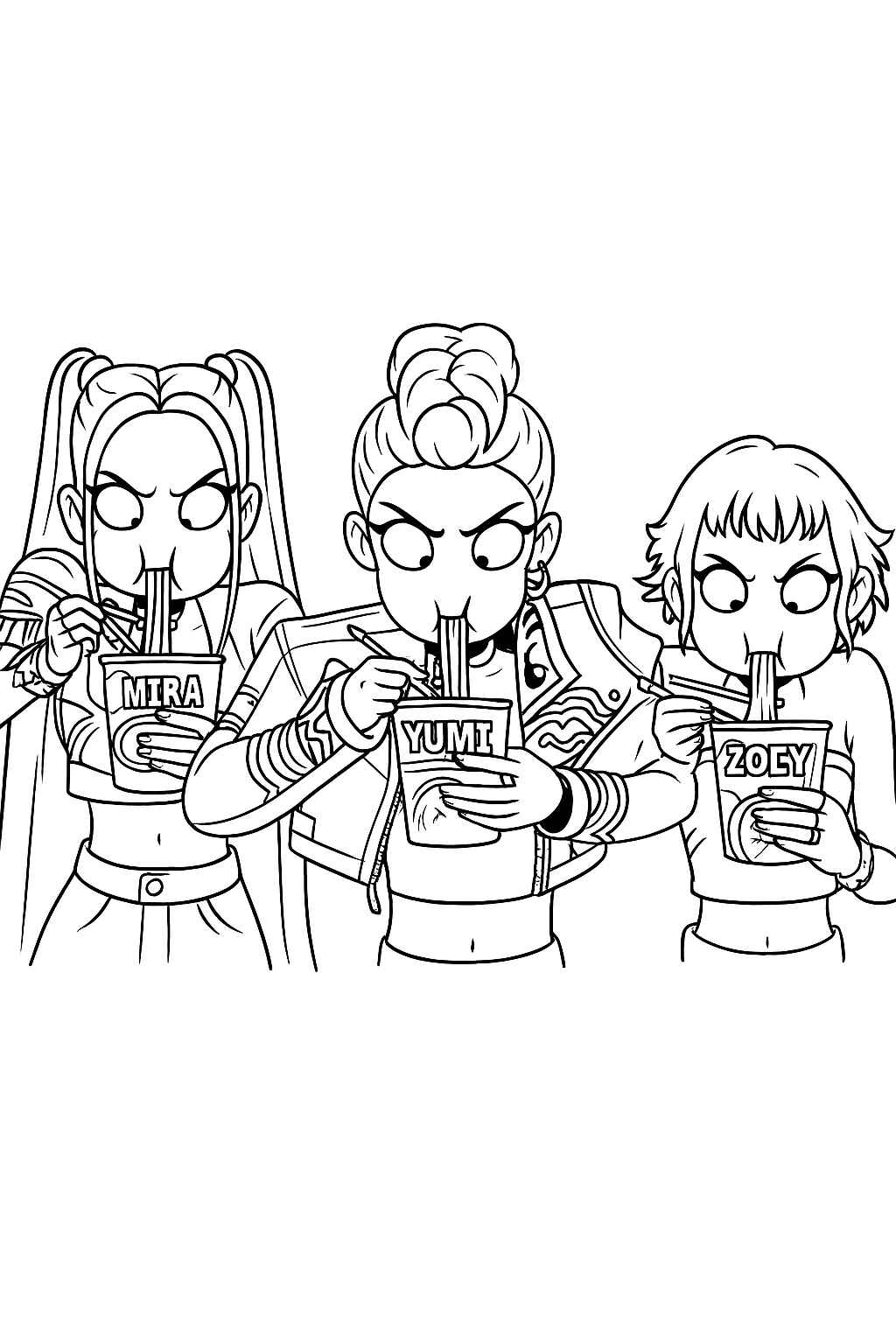 Kpop Krieger Ausmalbilder 607